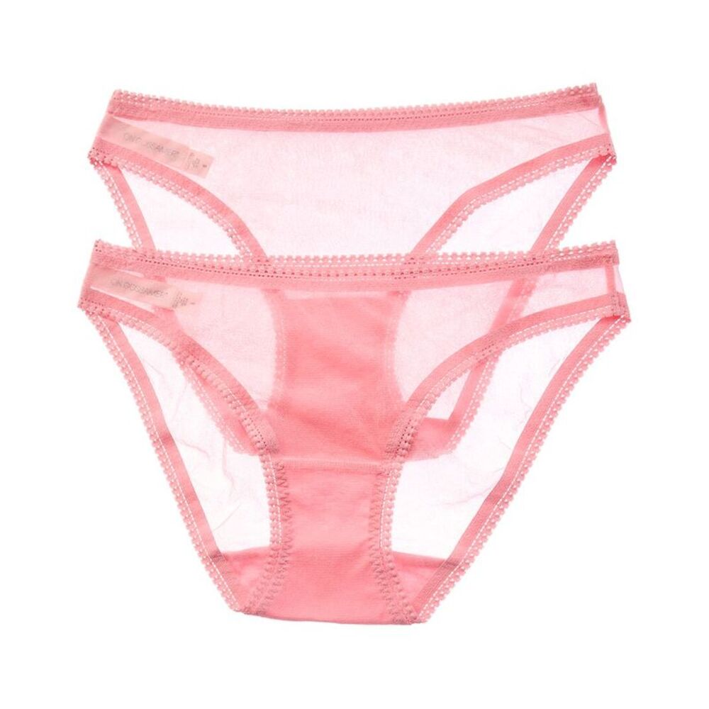 Ongossamer Womens 2Pk Hip Bikini, Pink